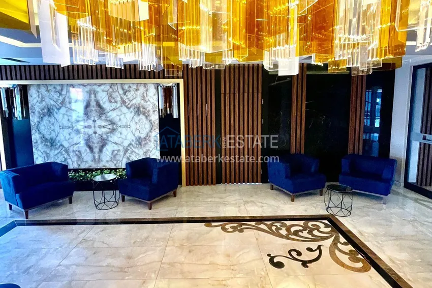 Apartment 2+1 on the beachfront in Mahmutlar — a ready-made version with a sea view 11 