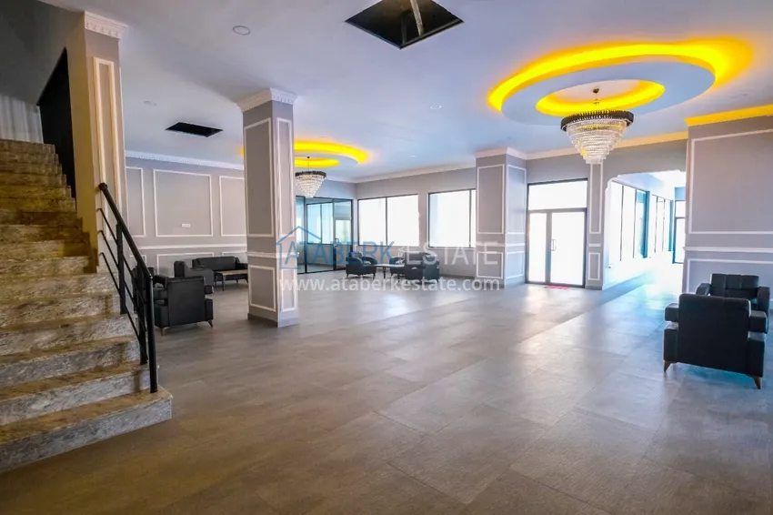 3+1 garden duplex in Alanya, Oba district — a modern complex with infrastructure 11