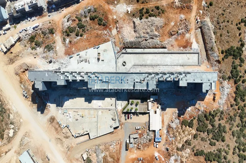 Investor offer — a one-bedroom apartment in a complex under construction, Altintash district, Antalya 14 