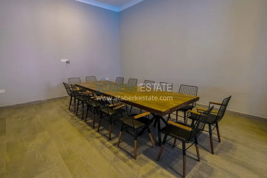 3+1 garden duplex in Alanya, Oba district — a modern complex with infrastructure 16