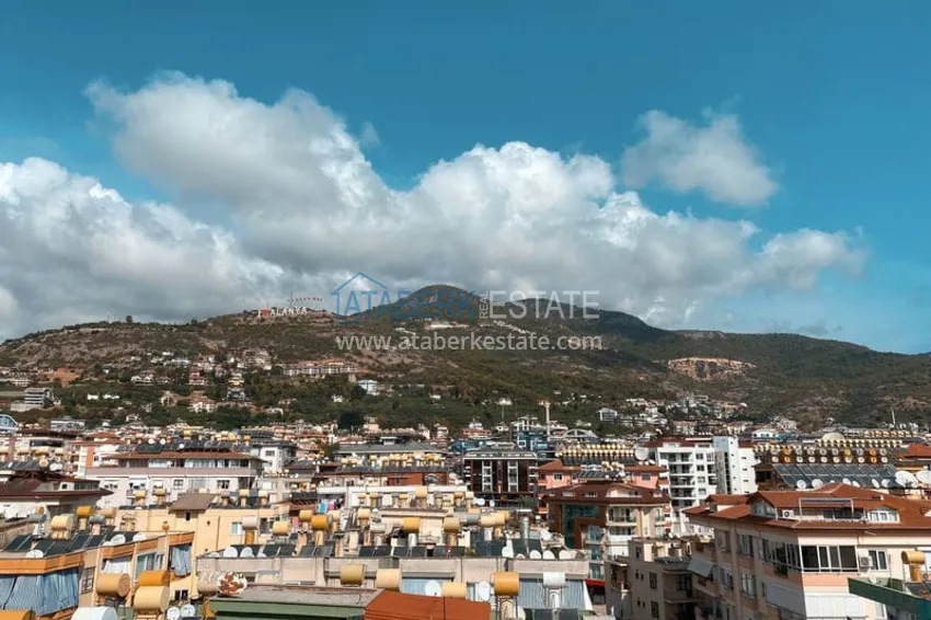 Purchase  Linear 3+1 apartment in the center of Alanya — turnkey, suitable for a residence permit, separate kitchen, sea and mountain views 19 