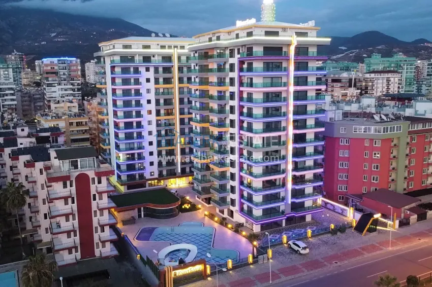 Apartment 2+1 on the beachfront in Mahmutlar — a ready-made version with a sea view 1 