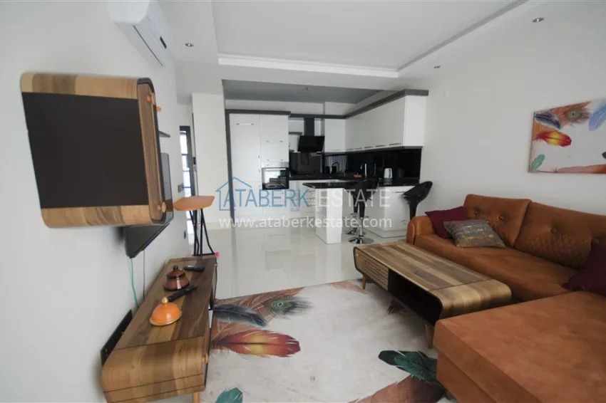 Purchase Apartment 1+1 with sea view in Tosmur — 300 meters from the beach. Property for a residence permit in Alanya 4 