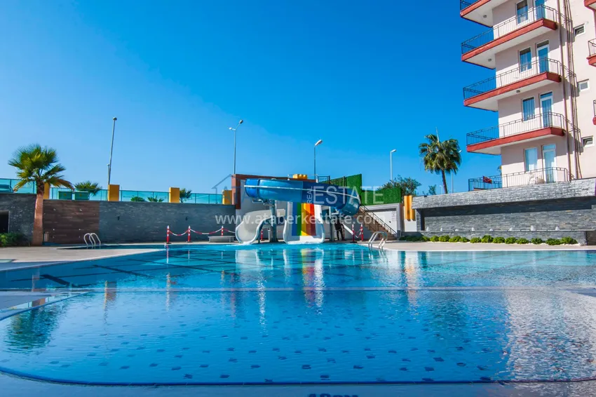 Apartment 2+1 on the beachfront in Mahmutlar — a ready-made version with a sea view 6 