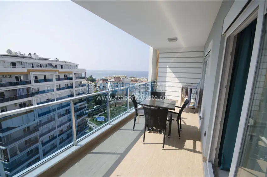 Purchase Apartment 1+1 with sea view in Tosmur — 300 meters from the beach. Property for a residence permit in Alanya 9 