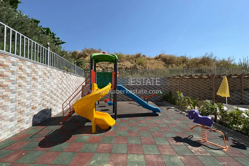 New 1+1 apartment in Mahmutlar, Alanya — new building with mountain views 7 