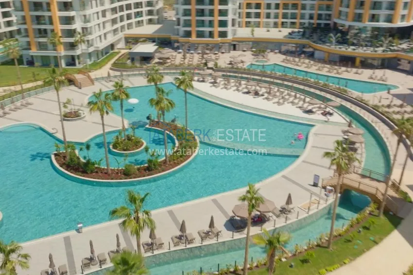 1+1 apartment in Alanya, Turkler district — 85 m², primary property in a five-star resort 7 
