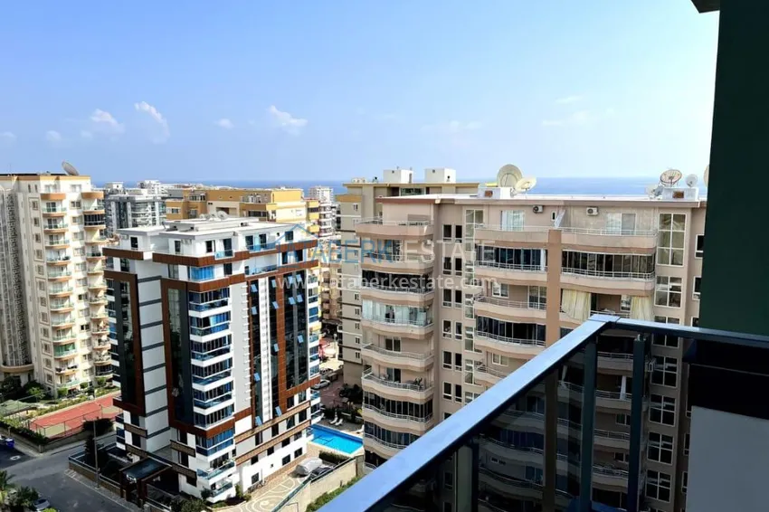 Purchase Furnished 1+1 apartment in Mahmutlar, Alanya — sea view, complex with hotel infrastructure 12 