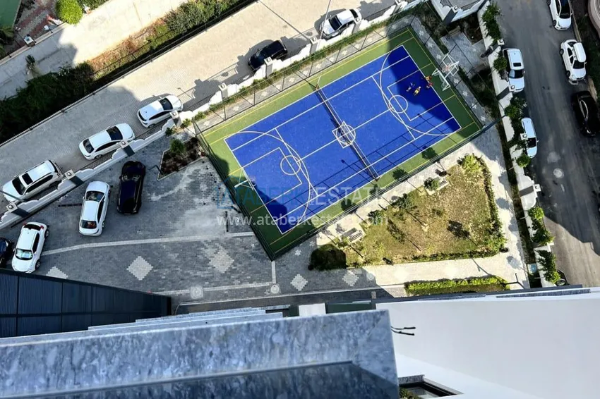 Purchase Furnished 1+1 apartment in Mahmutlar, Alanya — sea view, complex with hotel infrastructure 13 