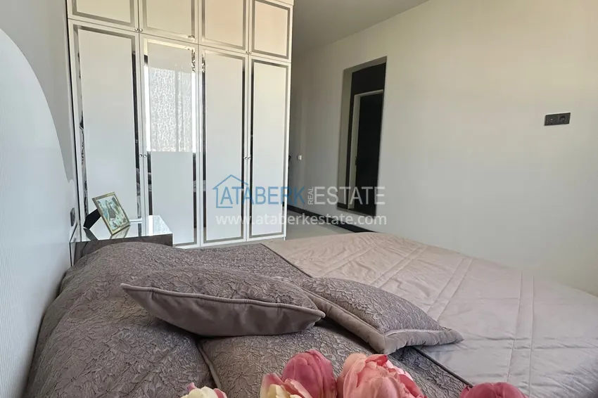 Purchase  2+1 apartment with panoramic view and partially furnished — Alanya, Mahmutlar 15 