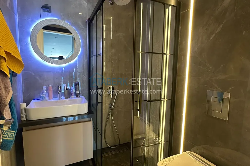 Purchase  2+1 apartment with panoramic view and partially furnished — Alanya, Mahmutlar 20 