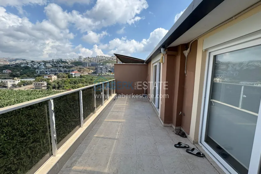 Purchase 3+1 Duplex Penthouse in Kargicak, Alanya — Duplex Apartment with Mountain View 26