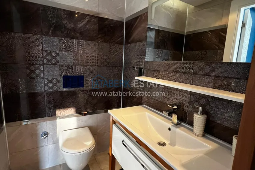 Purchase  Furnished 2+1 apartment in Alanya, Oba district is a comfortable option, suitable for a residence permit  10 