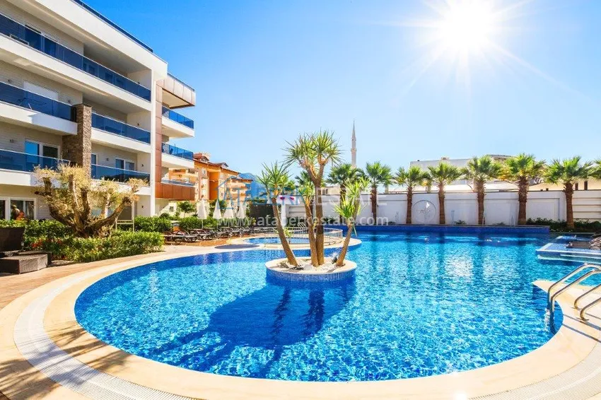 Furnished 2+1 apartment in Alanya, Oba district is a comfortable option, suitable for a residence permit  11 