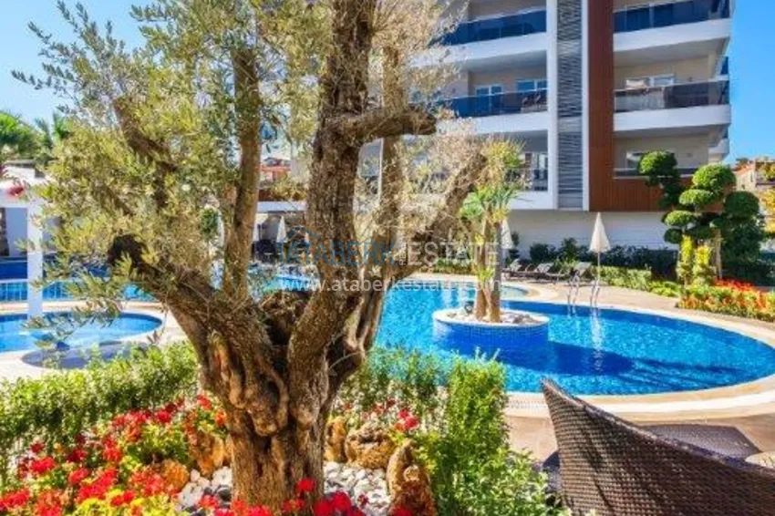 Furnished 2+1 apartment in Alanya, Oba district is a comfortable option, suitable for a residence permit  12 