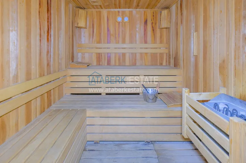 Real estate for a residence permit! Duplex in Alanya - Cikcilli district, furnished and with sea view 14 