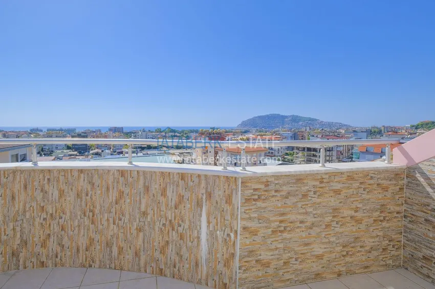 Purchase Real estate for a residence permit! Duplex in Alanya - Cikcilli district, furnished and with sea view 22 