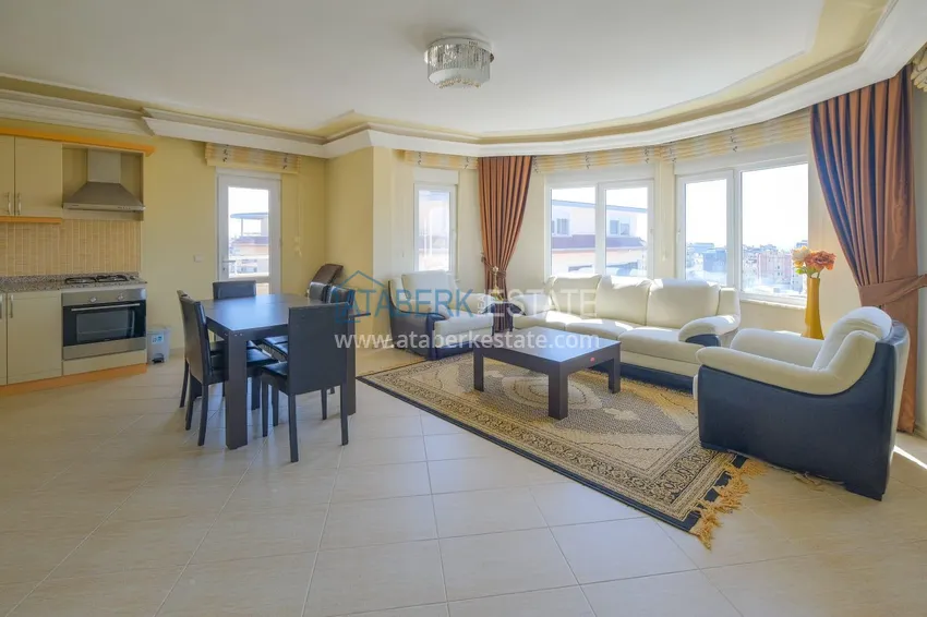 Purchase Real estate for a residence permit! Duplex in Alanya - Cikcilli district, furnished and with sea view 4 