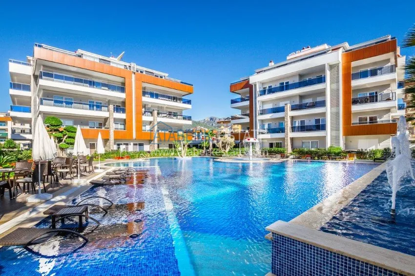 Furnished 2+1 apartment in Alanya, Oba district is a comfortable option, suitable for a residence permit  4 
