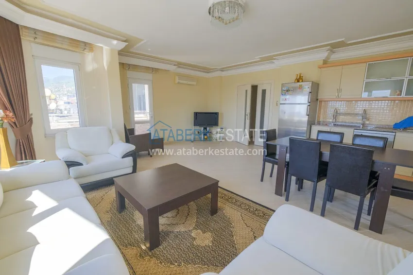 Purchase Real estate for a residence permit! Duplex in Alanya - Cikcilli district, furnished and with sea view 5 