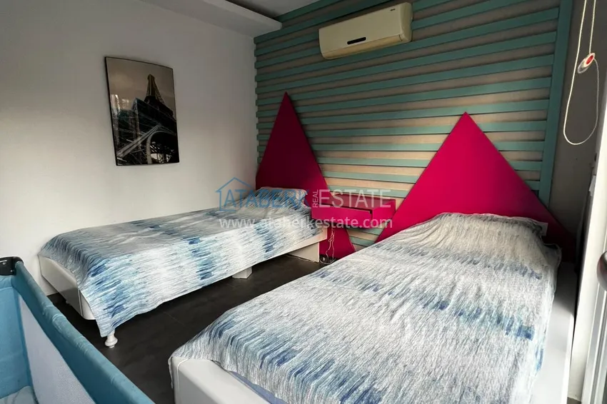 Purchase  Furnished 2+1 apartment in Alanya, Oba district is a comfortable option, suitable for a residence permit  8 