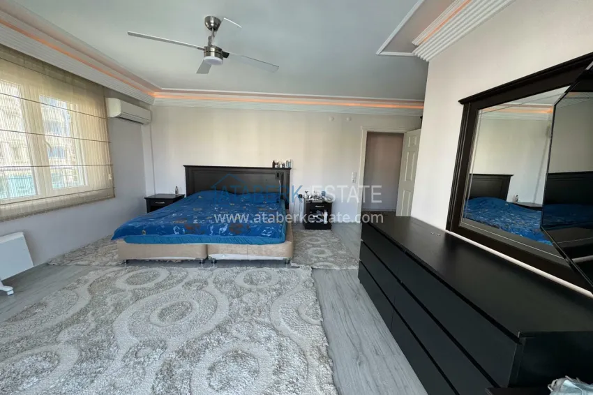 Purchase Luxury 3+1 apartment on the first line in Tosmur, Alanya — linear layout, furniture, sea view 16 