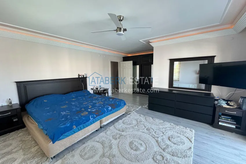 Purchase Luxury 3+1 apartment on the first line in Tosmur, Alanya — linear layout, furniture, sea view 17 