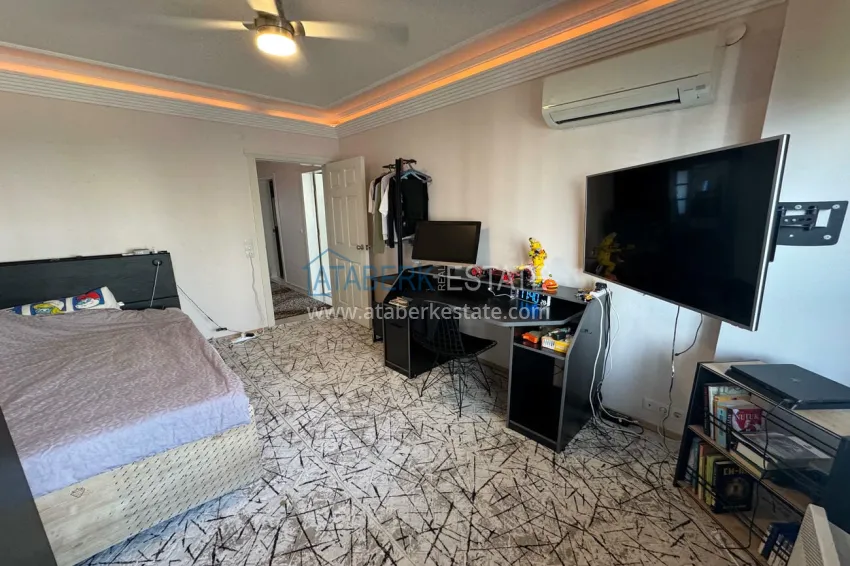 Purchase Luxury 3+1 apartment on the first line in Tosmur, Alanya — linear layout, furniture, sea view 20 