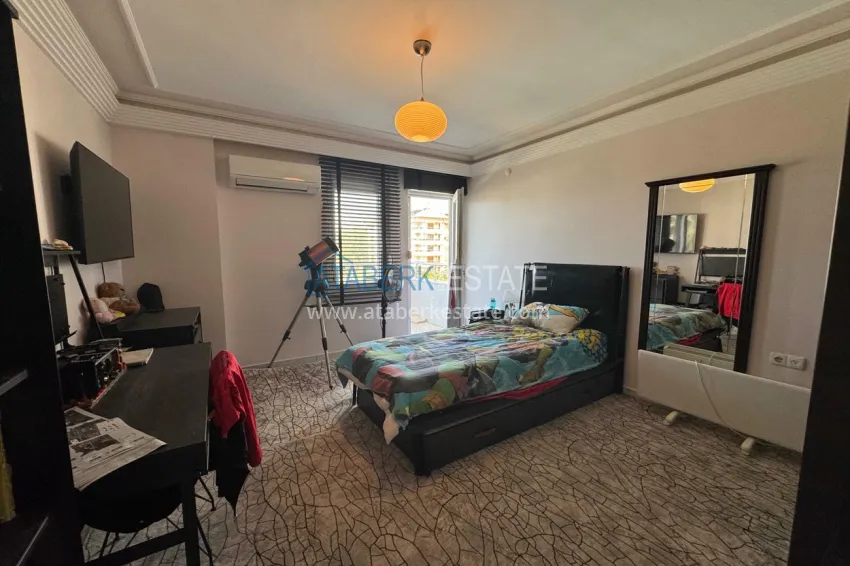 Purchase Luxury 3+1 apartment on the first line in Tosmur, Alanya — linear layout, furniture, sea view 22 