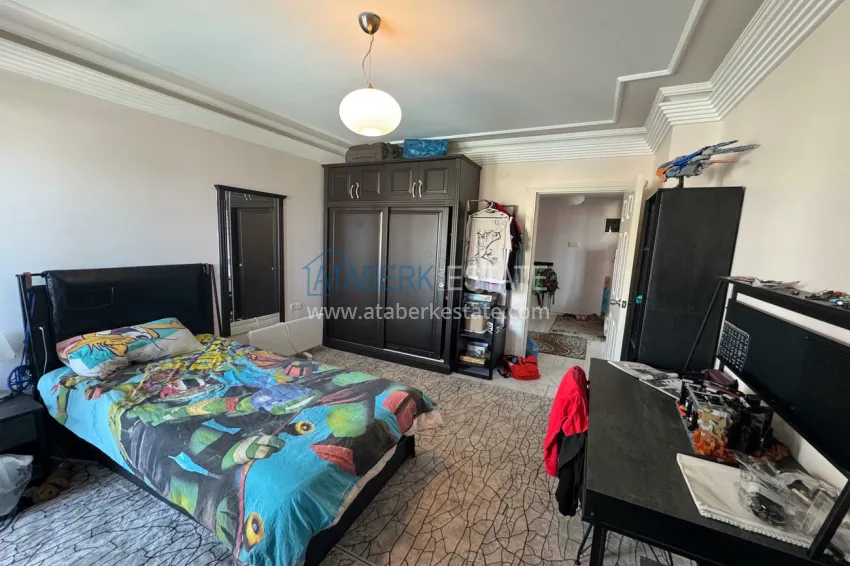 Purchase Luxury 3+1 apartment on the first line in Tosmur, Alanya — linear layout, furniture, sea view 23 