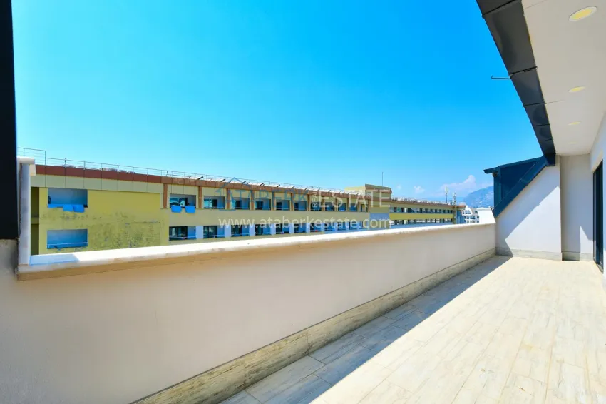 Purchase 3+1 penthouse duplex in Kargicak — turnkey, suitable for citizenship 23 