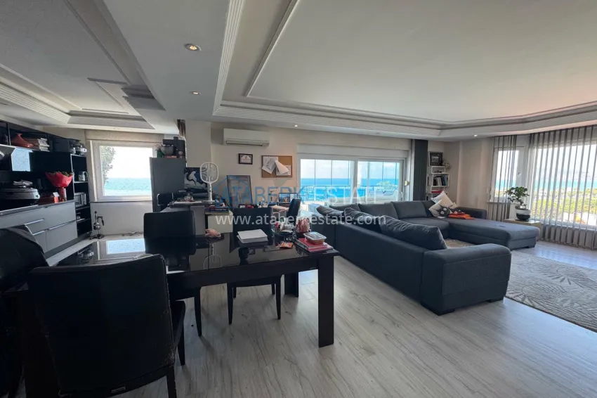 Purchase Luxury 3+1 apartment on the first line in Tosmur, Alanya — linear layout, furniture, sea view 3 