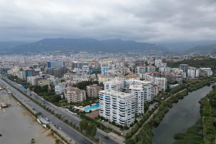 Luxury 3+1 apartment on the first line in Tosmur, Alanya — linear layout, furniture, sea view 4 