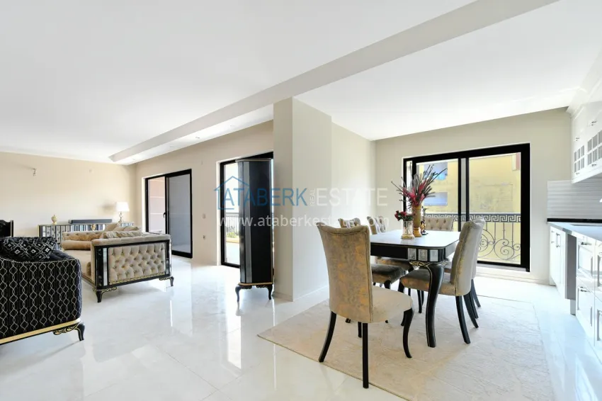 Purchase 3+1 penthouse duplex in Kargicak — turnkey, suitable for citizenship 8 