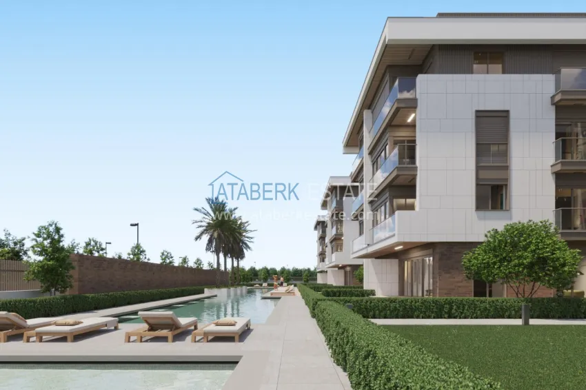 Real estate from a developer in Antalya — residential complex under construction in Konyaalti 10 