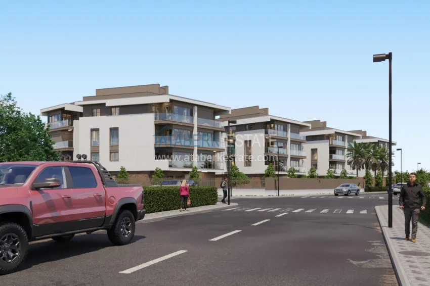 Real estate from a developer in Antalya — residential complex under construction in Konyaalti 12 