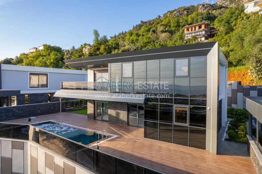 Luxury villa in Kestel, Alanya — modern design, panoramic views and full comfort 13 