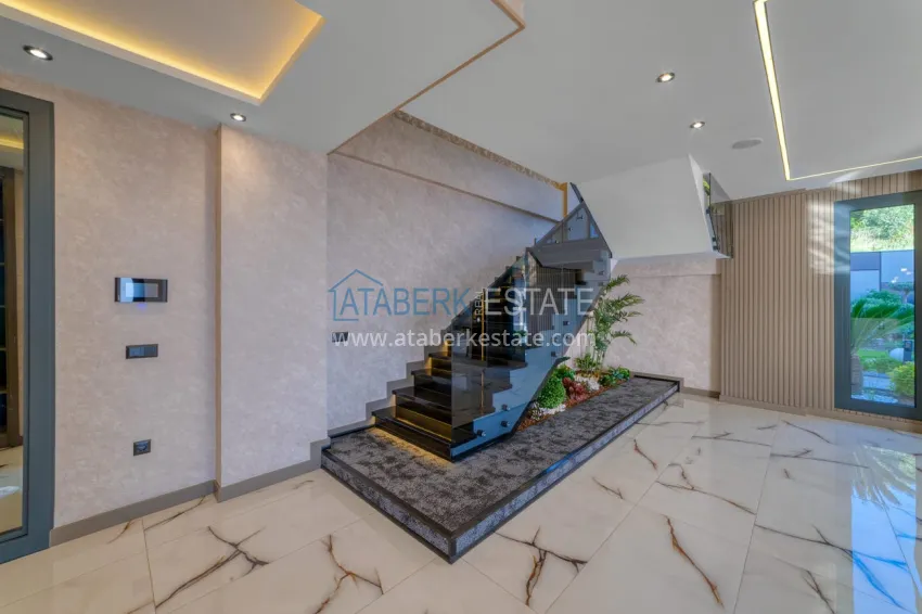 Purchase Luxury villa in Kestel, Alanya — modern design, panoramic views and full comfort 18 