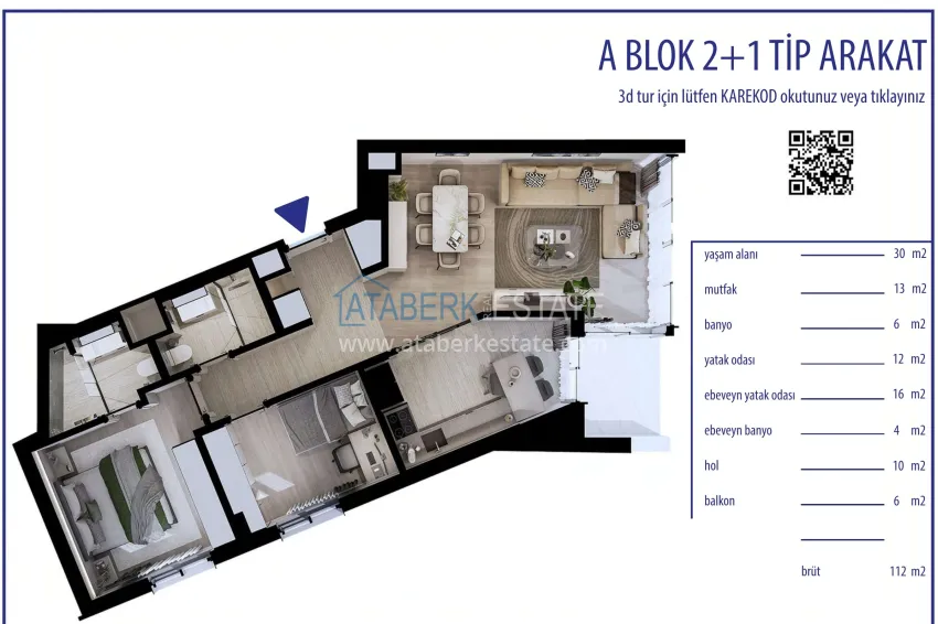 Buy cheap Real estate from a developer in Antalya — residential complex under construction in Konyaalti 2 