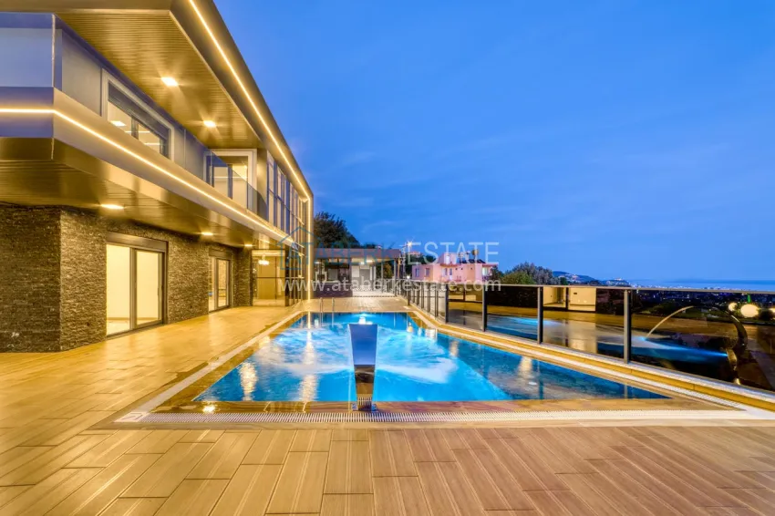 Luxury villa in Kestel, Alanya — modern design, panoramic views and full comfort 22 