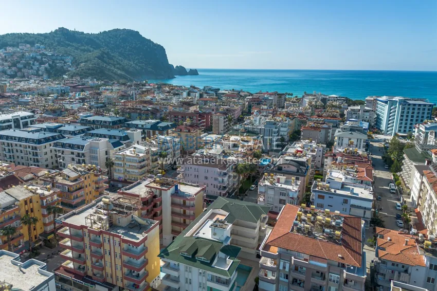 Furnished 1+1 apartment in Alanya — Cleopatra beach area, just 400 meters from the sea 2 