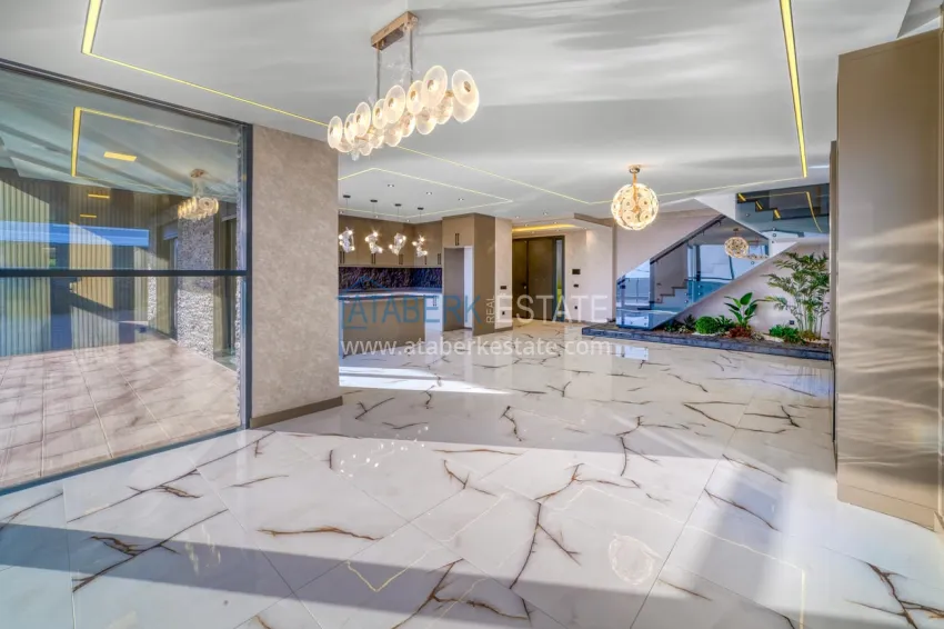 Purchase Luxury villa in Kestel, Alanya — modern design, panoramic views and full comfort 3 