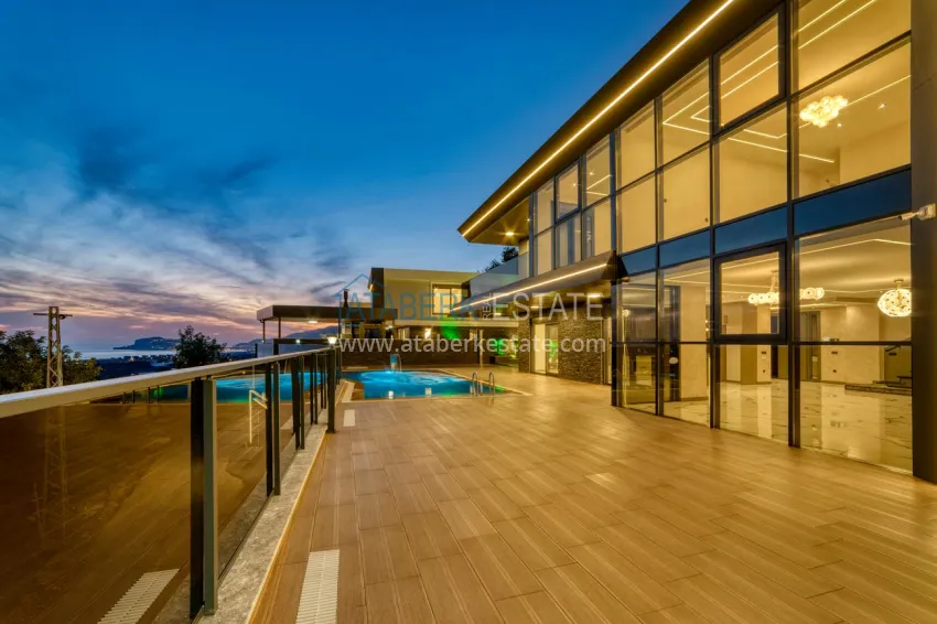 Luxury villa in Kestel, Alanya — modern design, panoramic views and full comfort 42 