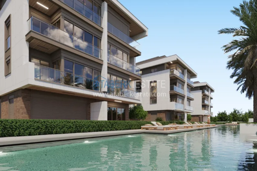 Real estate from a developer in Antalya — residential complex under construction in Konyaalti 9 