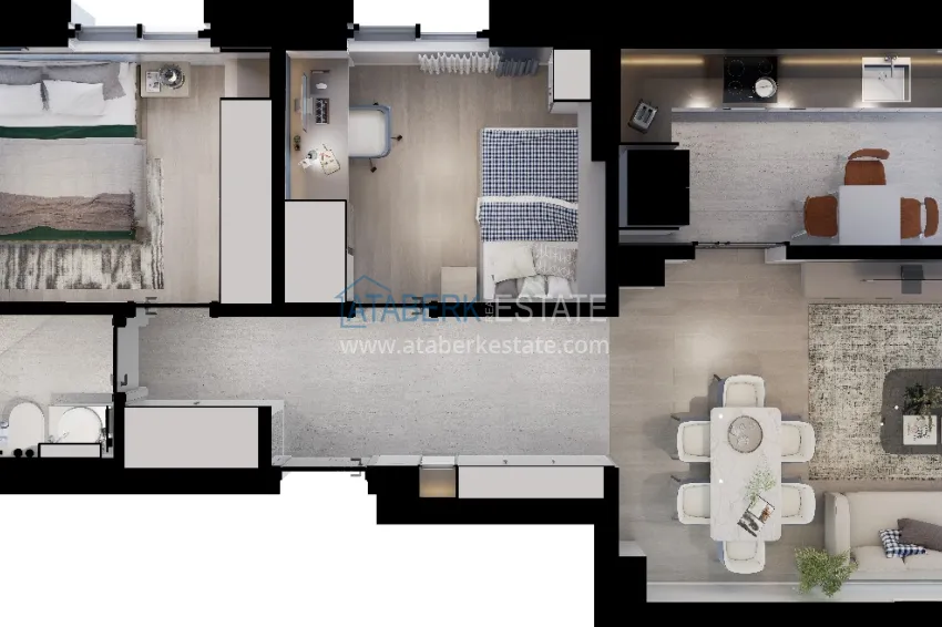 Buy cheap Real estate from a developer in Antalya — residential complex under construction in Konyaalti 7 