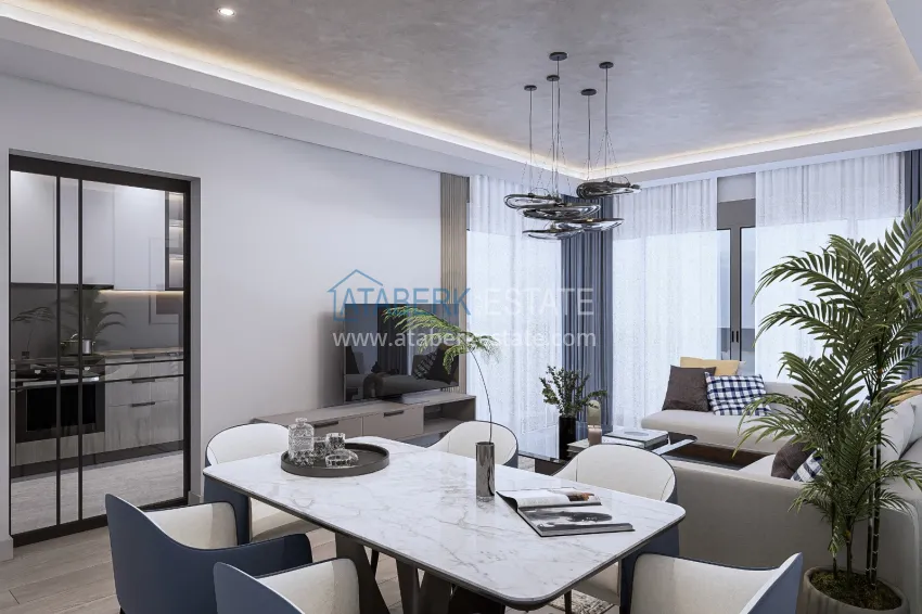 Purchase Real estate from a developer in Antalya — residential complex under construction in Konyaalti 24 