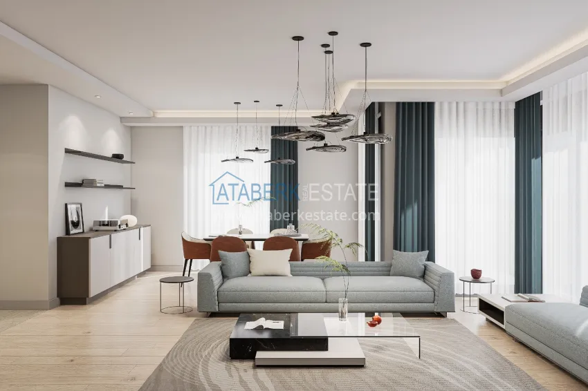 Purchase Real estate from a developer in Antalya — residential complex under construction in Konyaalti 27 