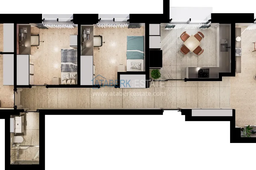 Buy cheap Real estate from a developer in Antalya — residential complex under construction in Konyaalti 8 