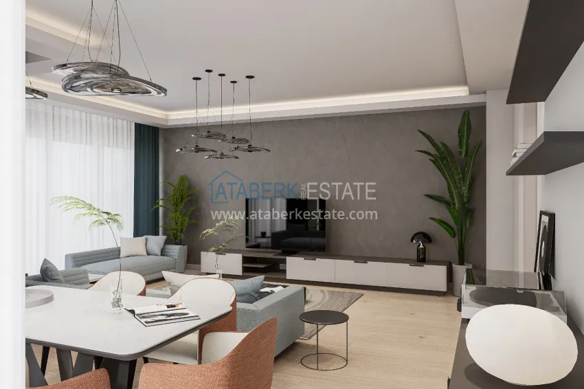 Purchase Real estate from a developer in Antalya — residential complex under construction in Konyaalti 45 
