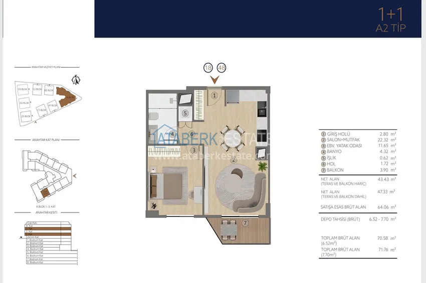 Buy cheap Apartments in Istanbul for citizenship - a new elite project in the Etiler district, Besiktas 2 